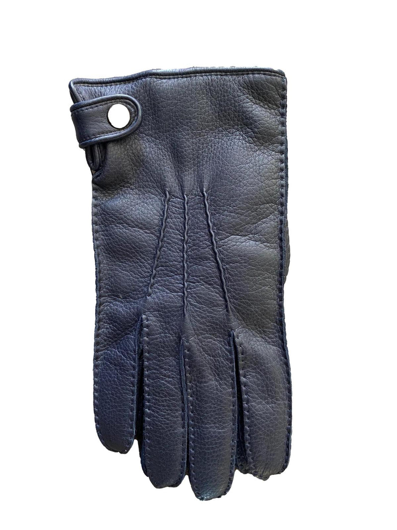Westley Richards Men's Cashmere Lined Deer Skin Leather Gloves